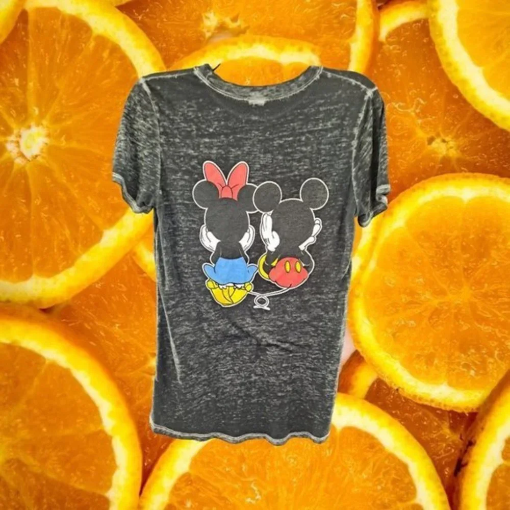 Disney Original Mickey and‎ Minnie Shirt Front/Back Print - Picture 4 of 5